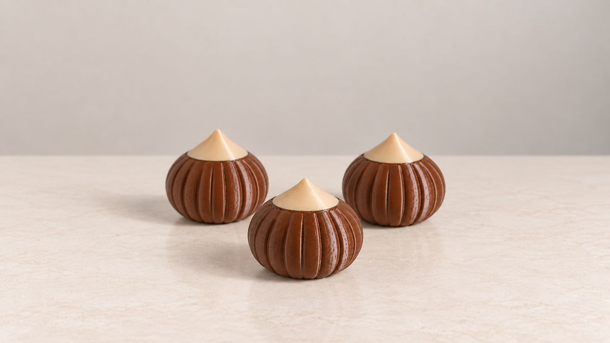 Kastanjes set van 3
