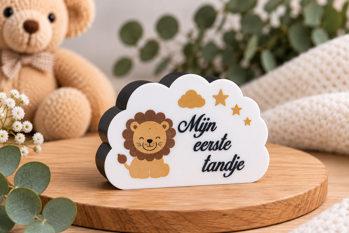 Mijn eerste tandje - Bewaardoosje Leeuw