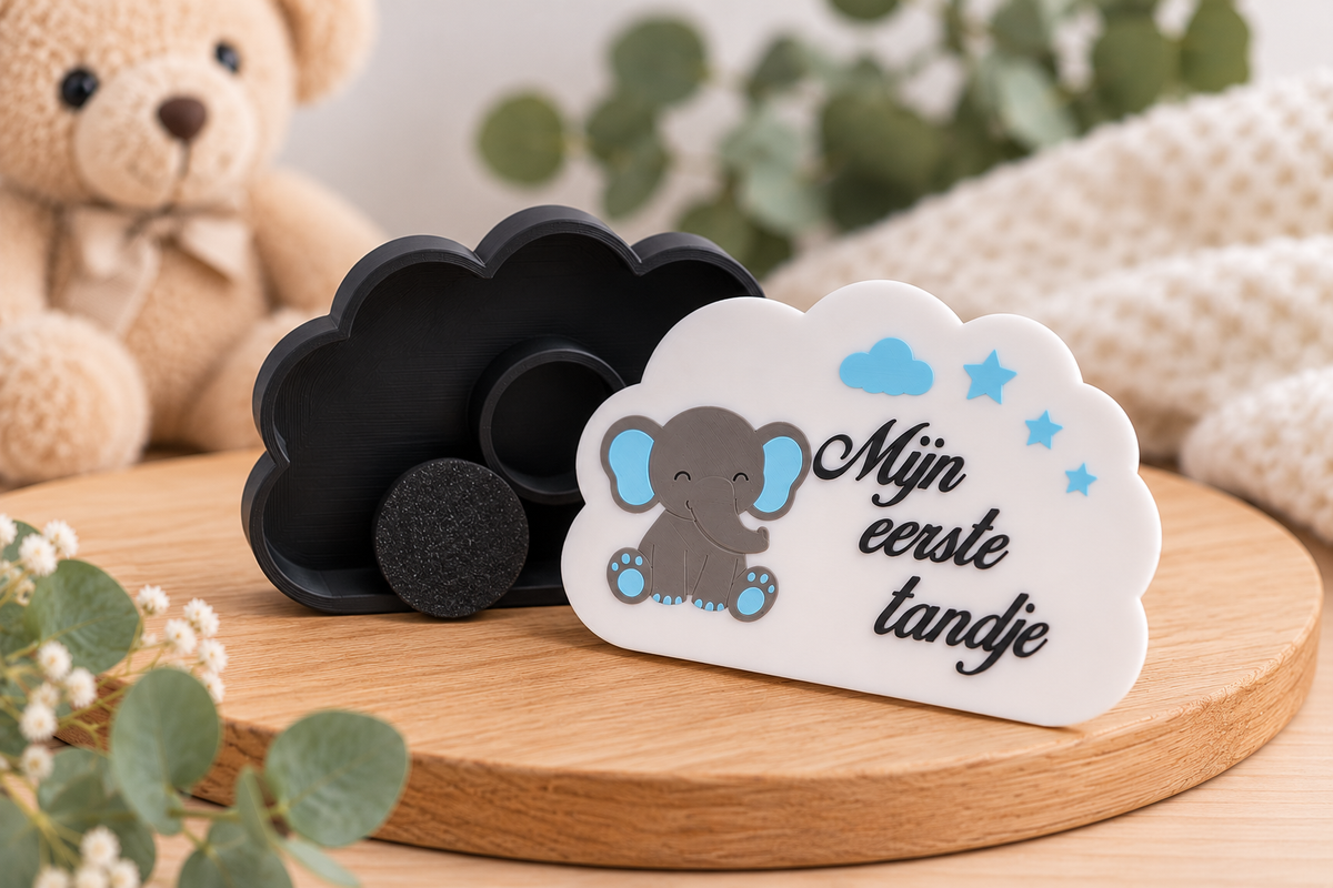 Mijn eerste tandje - Bewaardoosje Olifant
