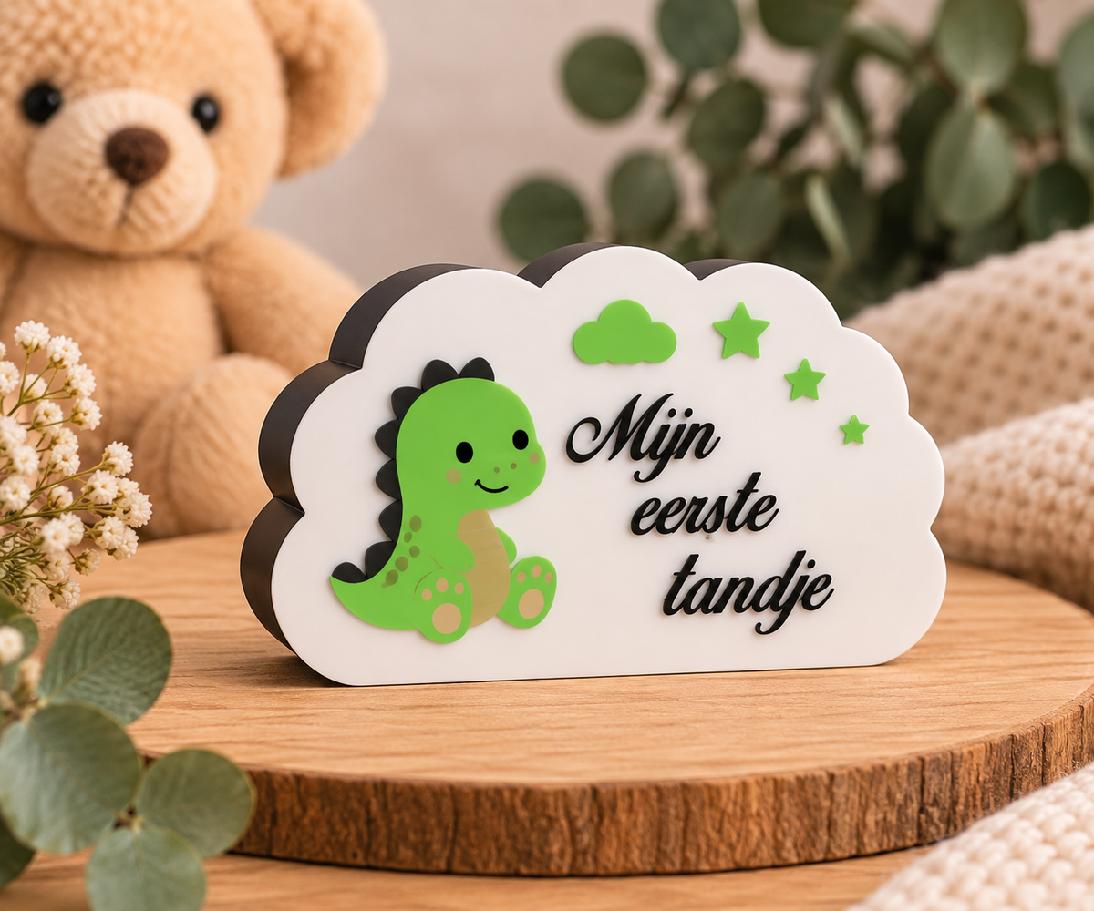 Mijn eerste tandje - Bewaardoosje Dino