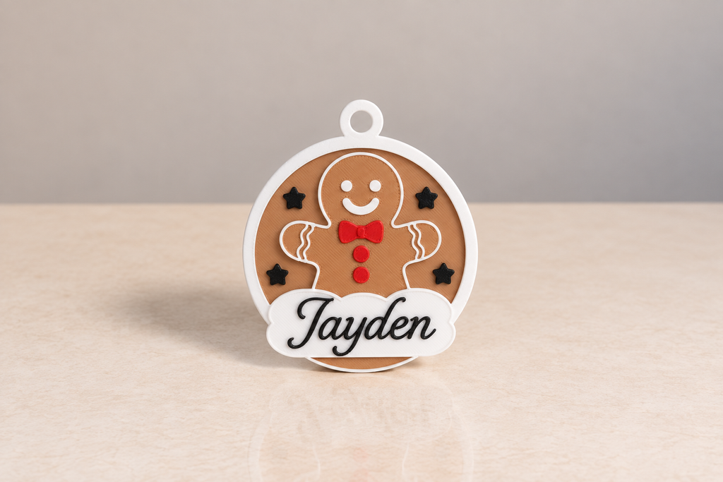 Set van 6 gepersonaliseerde Kersthangers met Naam – Complete kerstcollectie