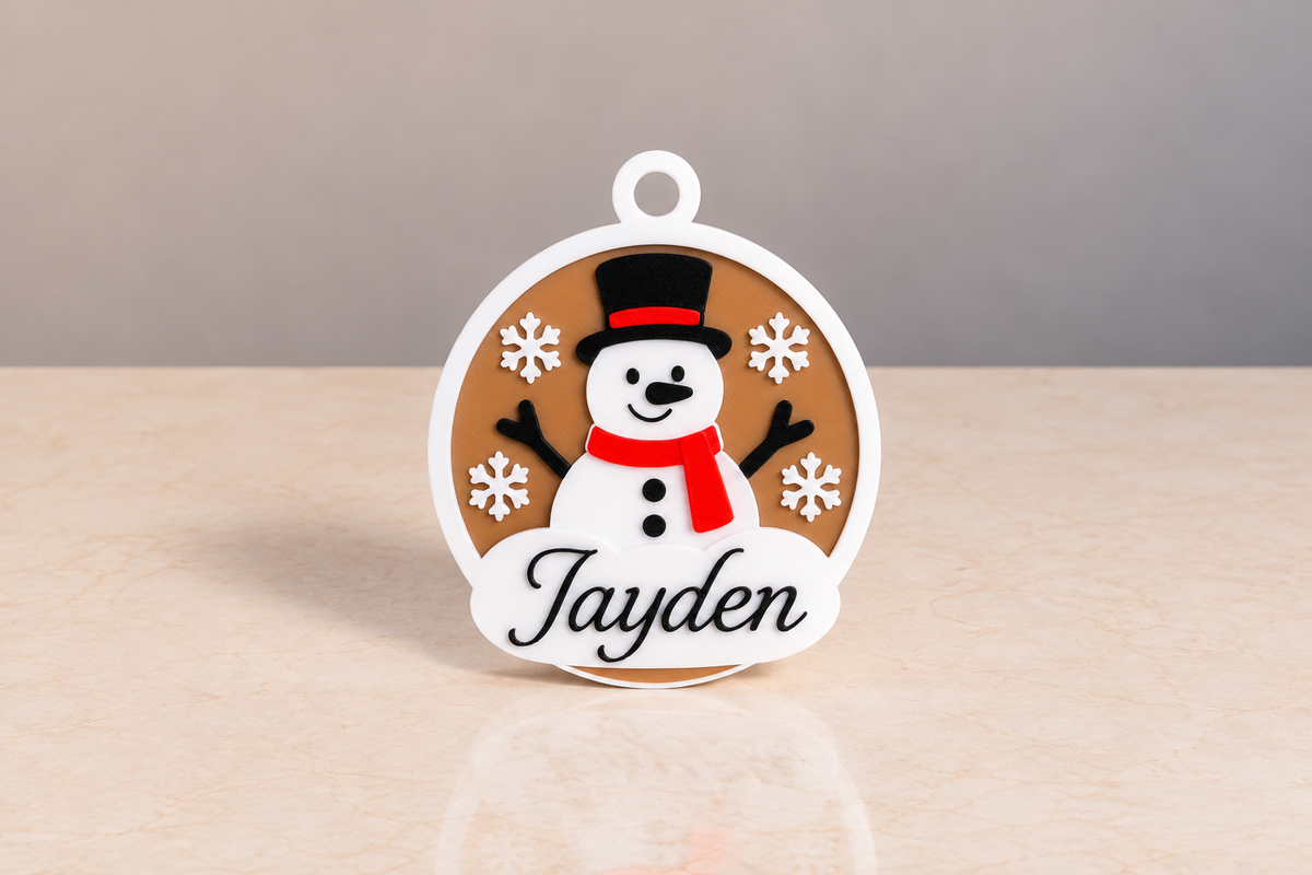 Set van 6 gepersonaliseerde Kersthangers met Naam – Complete kerstcollectie